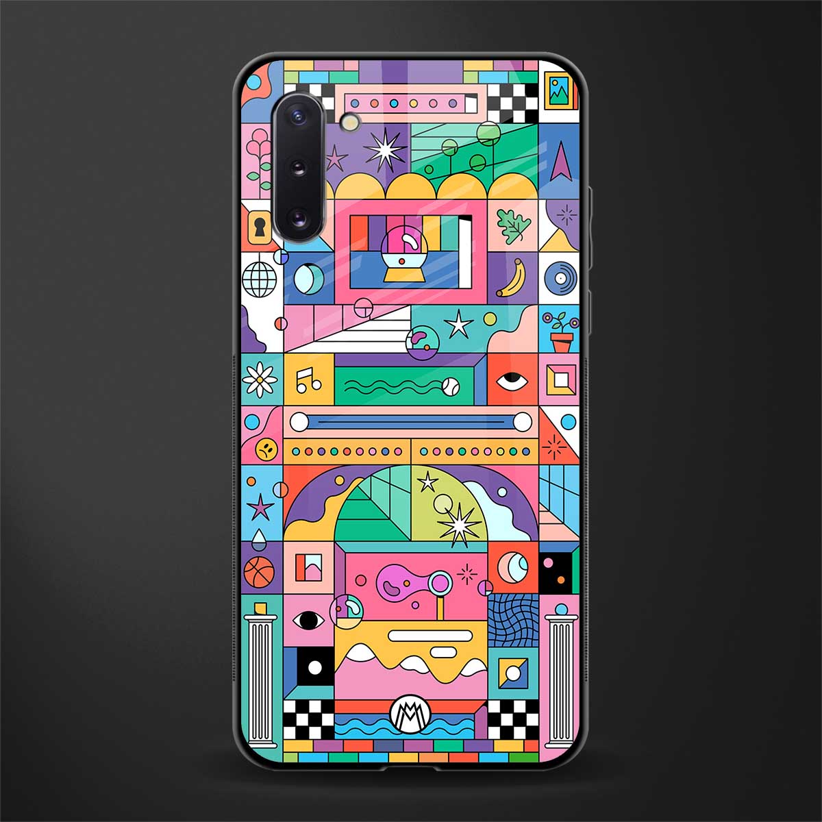 jamie's illustration glass case for samsung galaxy note 10 image