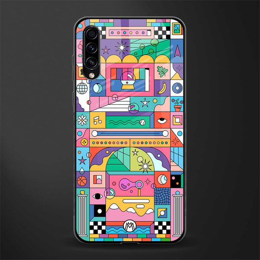 jamie's illustration glass case for samsung galaxy a70 image