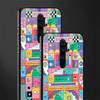 jamie's illustration glass case for redmi note 8 pro image-2