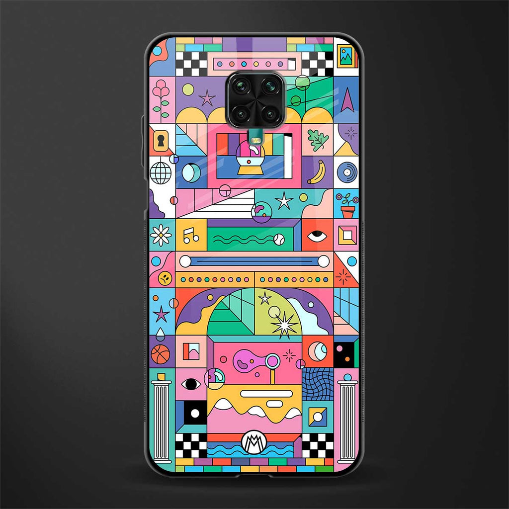 jamie's illustration glass case for redmi note 9 pro image
