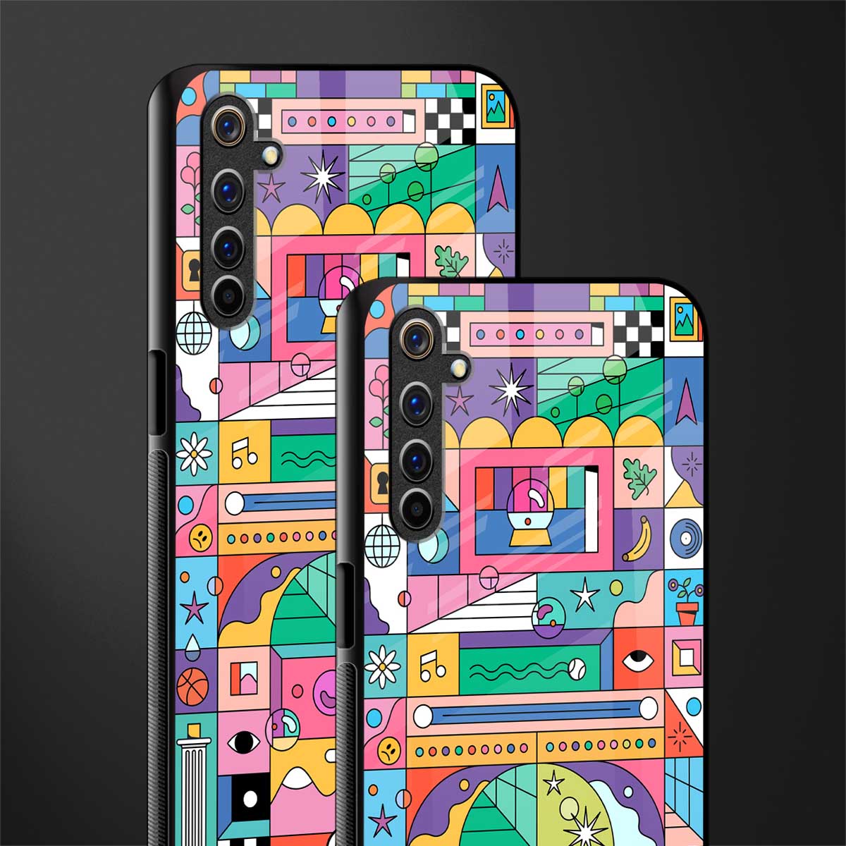 jamie's illustration glass case for realme 6 pro image-2