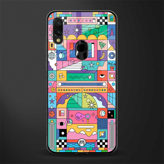 jamie's illustration glass case for redmi note 7s image