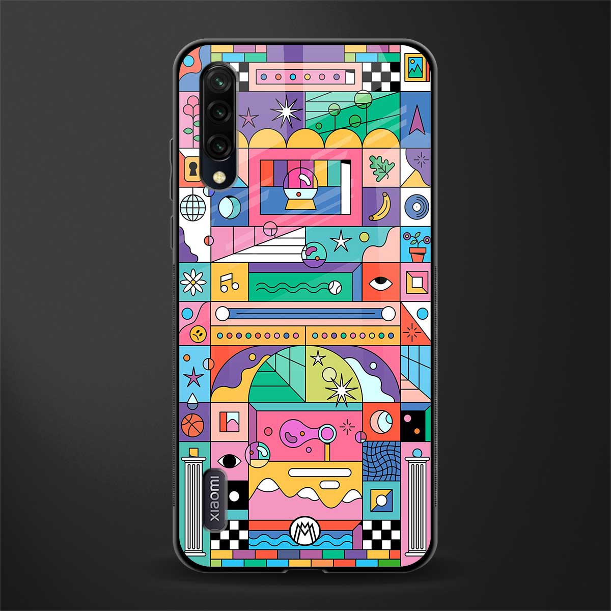 jamie's illustration glass case for mi a3 redmi a3 image