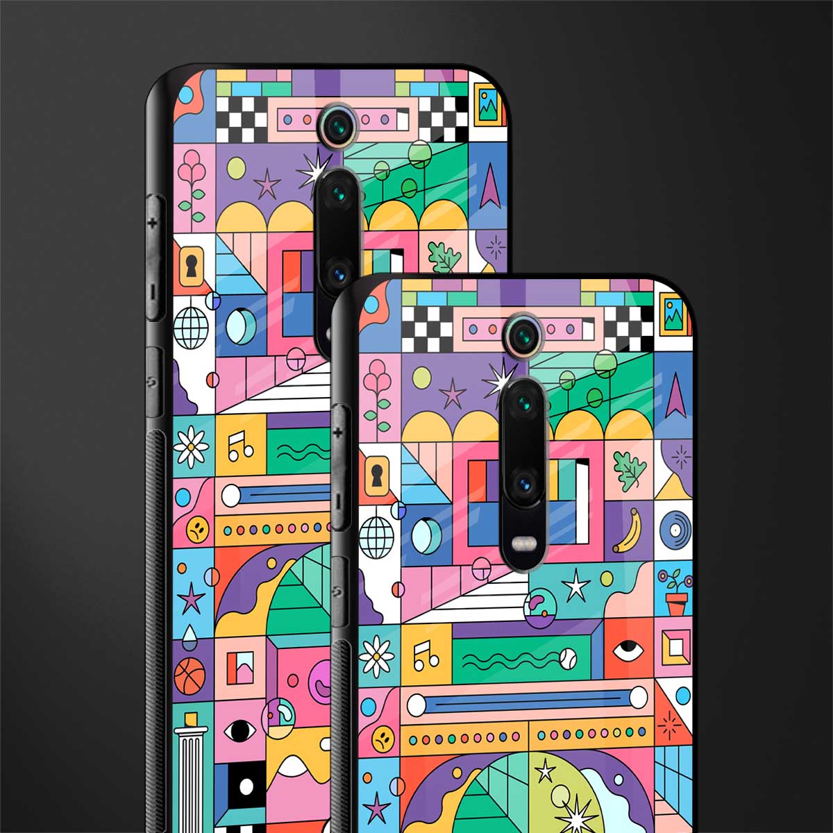 jamie's illustration glass case for redmi k20 pro image-2