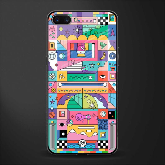 jamie's illustration glass case for oppo a3s image