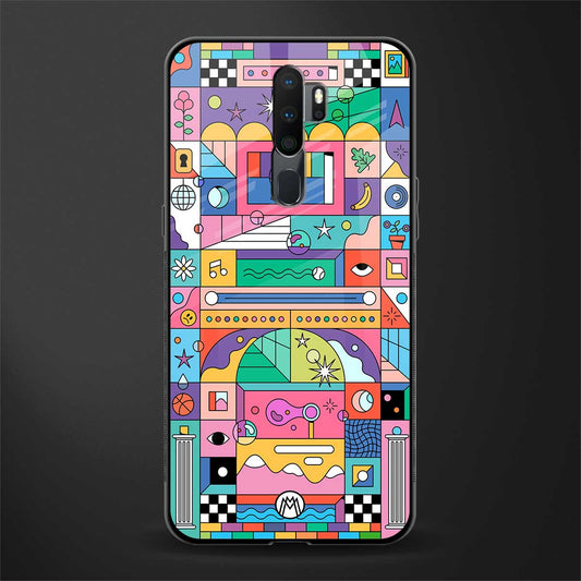 jamie's illustration glass case for oppo a5 2020 image