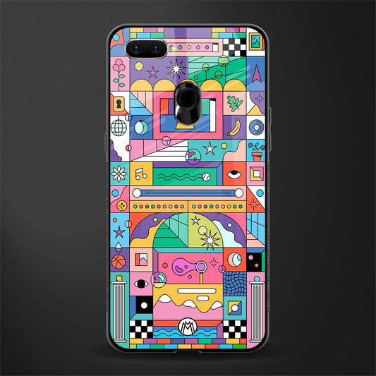 jamie's illustration glass case for oppo a5s image