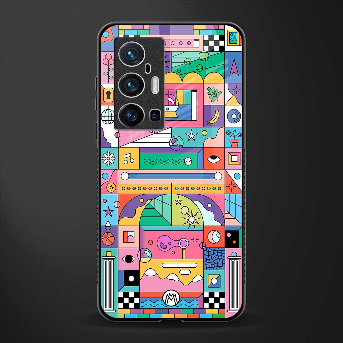 jamie's illustration glass case for vivo x70 pro plus image