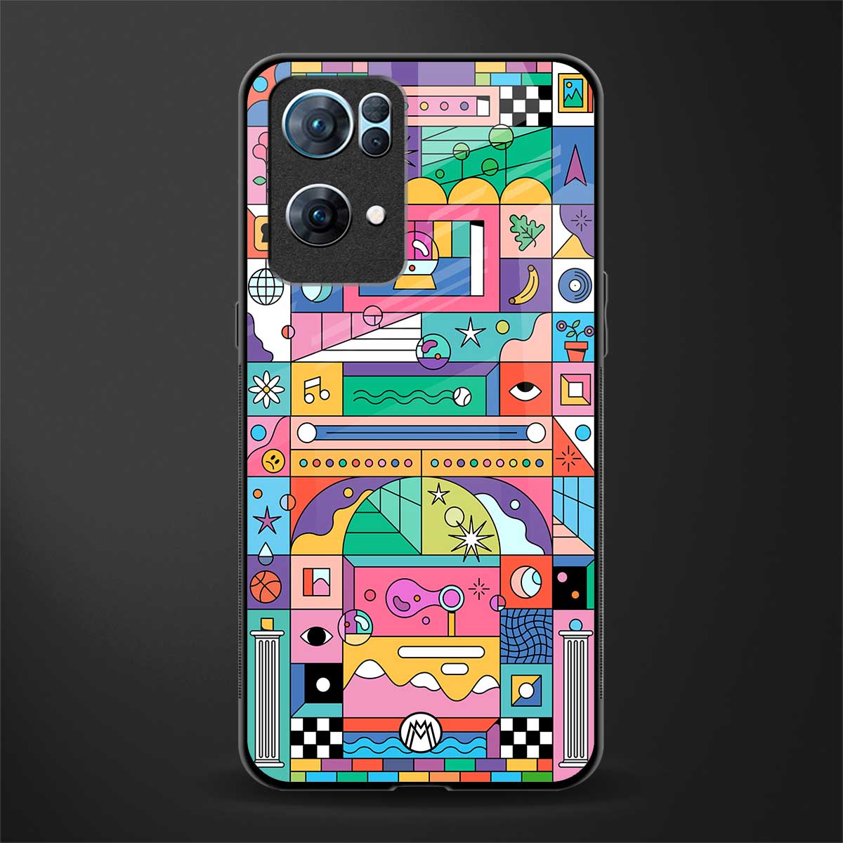 jamie's illustration glass case for oppo reno7 pro 5g image