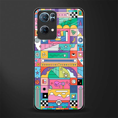 jamie's illustration glass case for oppo reno7 pro 5g image