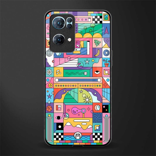 jamie's illustration glass case for oppo reno7 pro 5g image