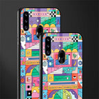 jamie's illustration glass case for samsung galaxy a20s image-2