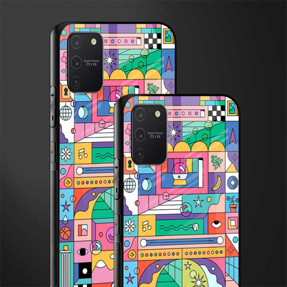 jamie's illustration glass case for samsung galaxy a91 image-2