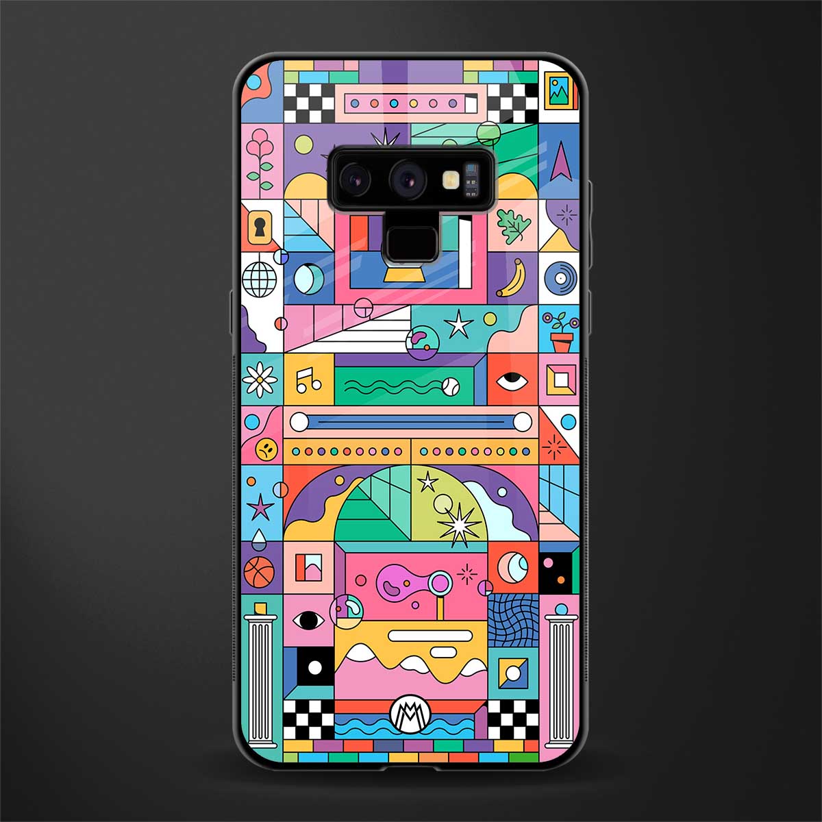 jamie's illustration glass case for samsung galaxy note 9 image
