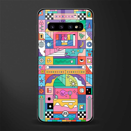 jamie's illustration glass case for samsung galaxy s10 image