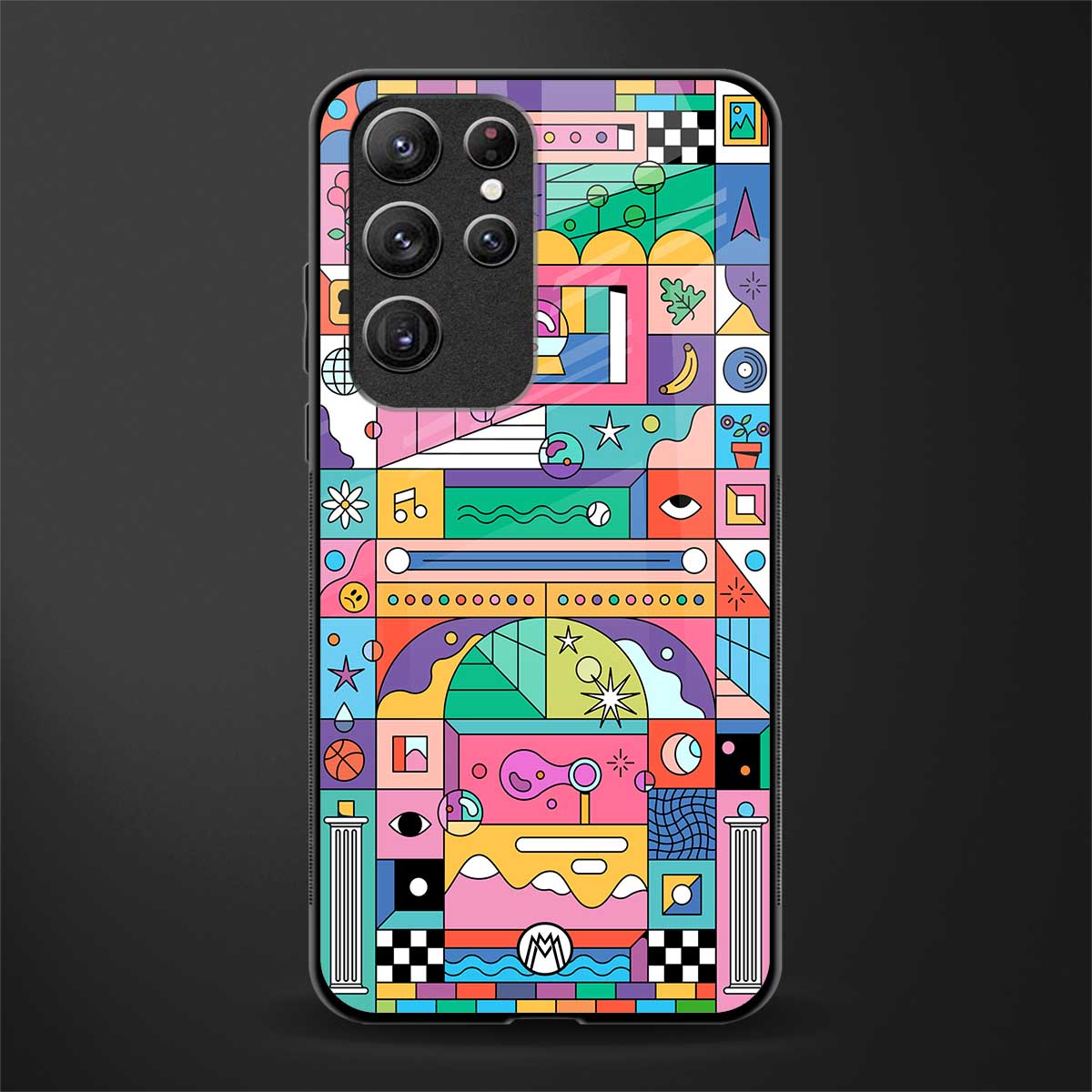 jamie's illustration glass case for samsung galaxy s22 ultra 5g image
