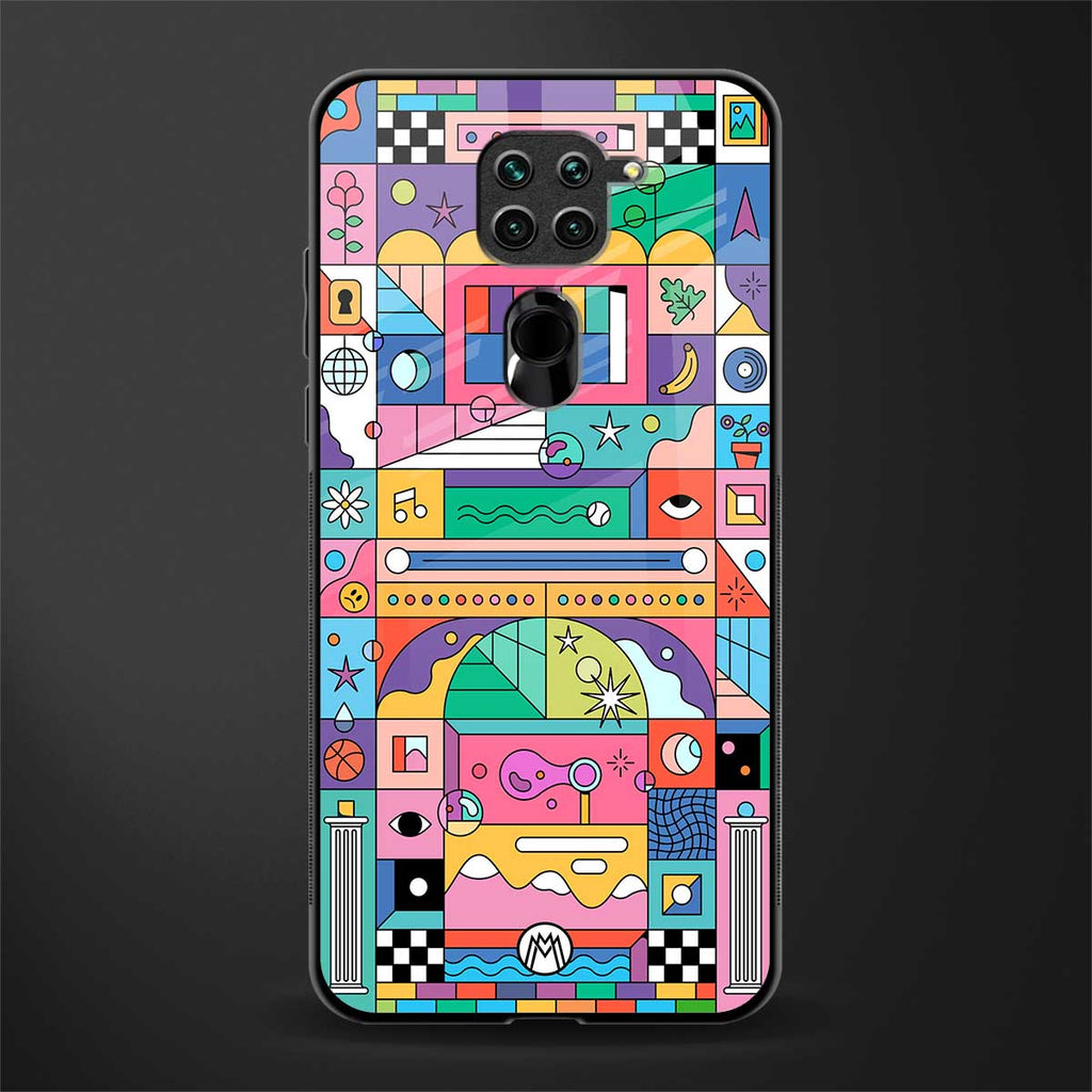 jamie's illustration glass case for redmi note 9 image