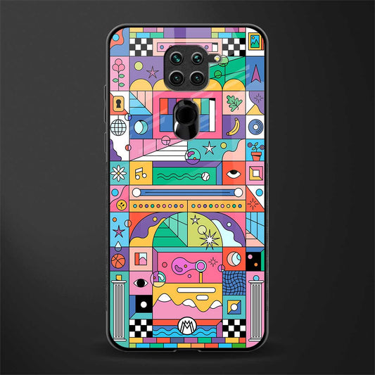 jamie's illustration glass case for redmi note 9 image