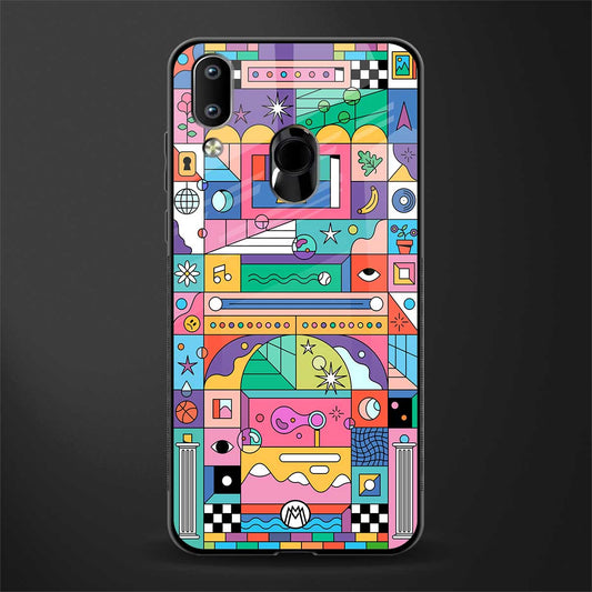 jamie's illustration glass case for vivo y91 image