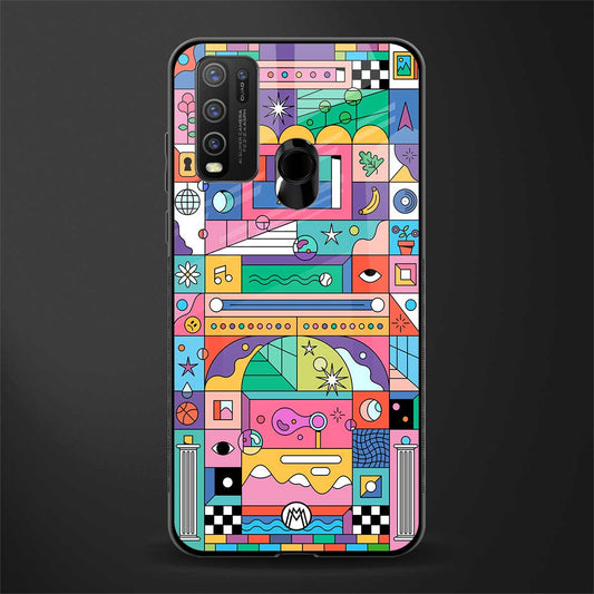 jamie's illustration glass case for vivo y50 image