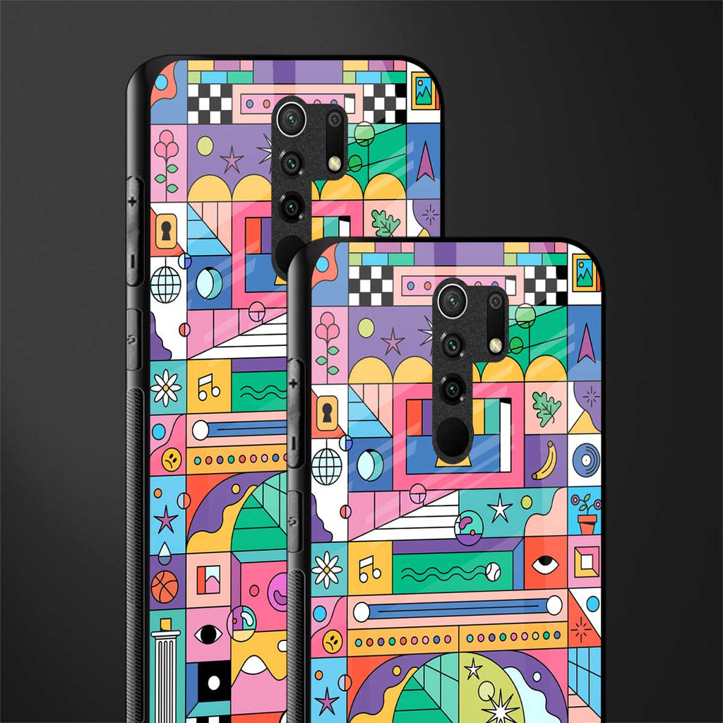jamie's illustration glass case for redmi 9 prime image-2
