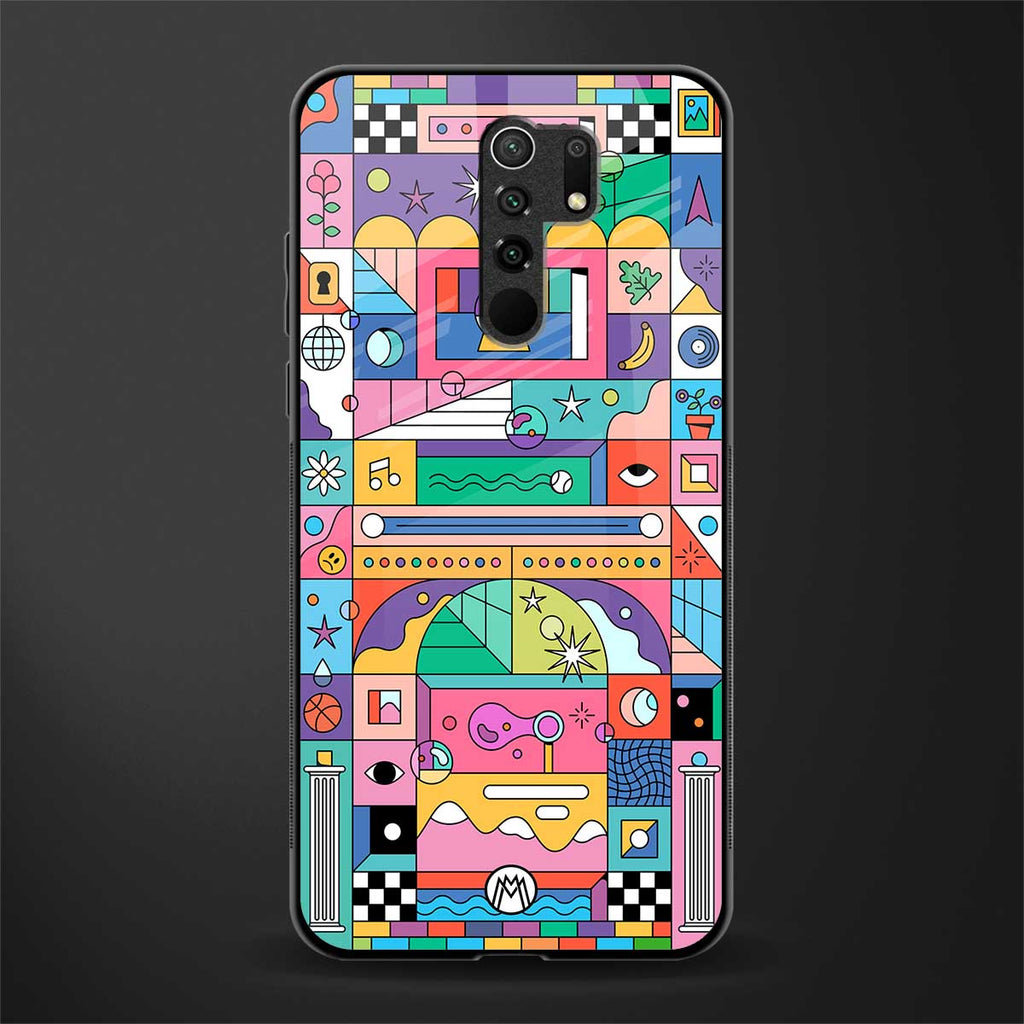 jamie's illustration glass case for poco m2 image