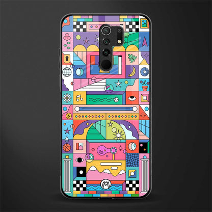 jamie's illustration glass case for poco m2 image