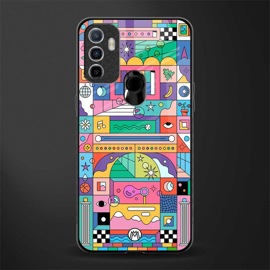jamie's illustration glass case for oppo a53 image