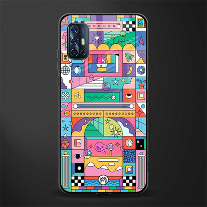 jamie's illustration glass case for vivo v17 image