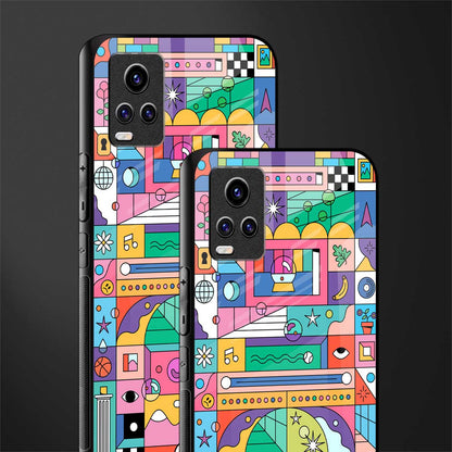 jamie's illustration glass case for vivo v20 image-2