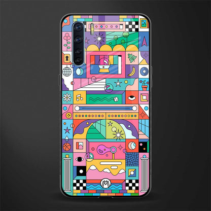 jamie's illustration glass case for oppo f15 image