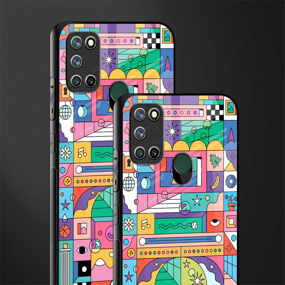 jamie's illustration glass case for realme 7i image-2