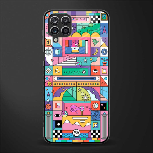 jamie's illustration glass case for samsung galaxy m12 image