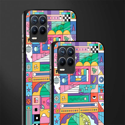 jamie's illustration glass case for realme 8 4g image-2
