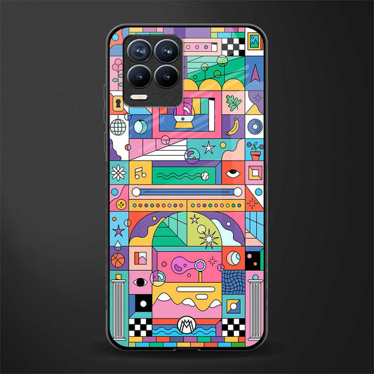 jamie's illustration glass case for realme 8 4g image
