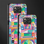 jamie's illustration glass case for poco x3 image-2
