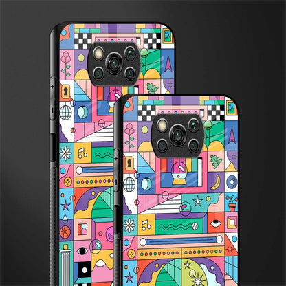 jamie's illustration glass case for poco x3 pro image-2