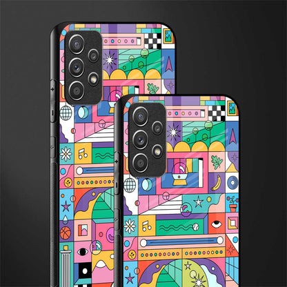 jamie's illustration glass case for samsung galaxy a72 image-2