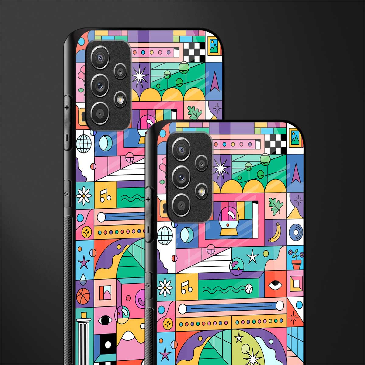 jamie's illustration glass case for samsung galaxy a32 4g image-2