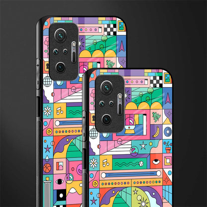 jamie's illustration glass case for redmi note 10 pro max image-2