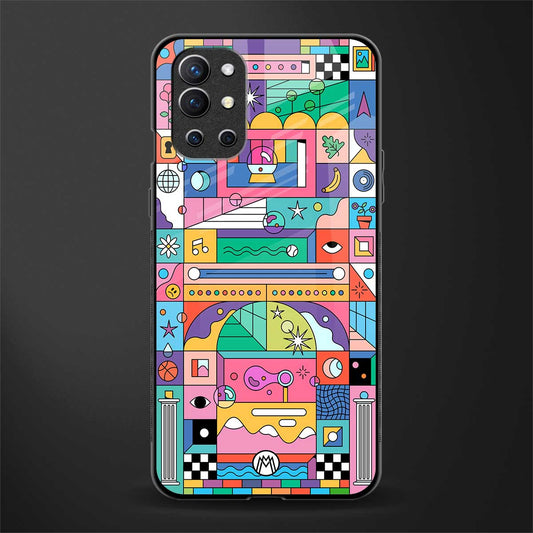 jamie's illustration glass case for oneplus 9r image