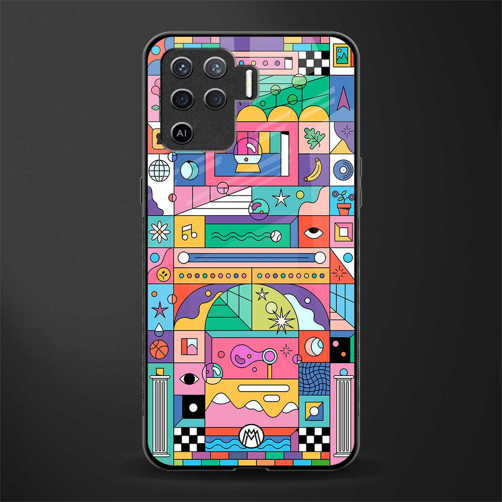 jamie's illustration glass case for oppo f19 pro image