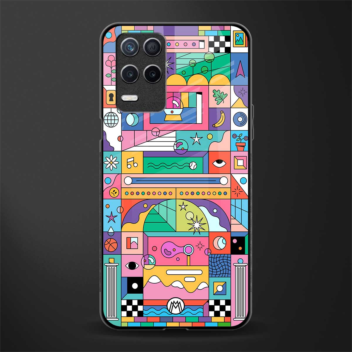 jamie's illustration glass case for realme narzo 30 5g image