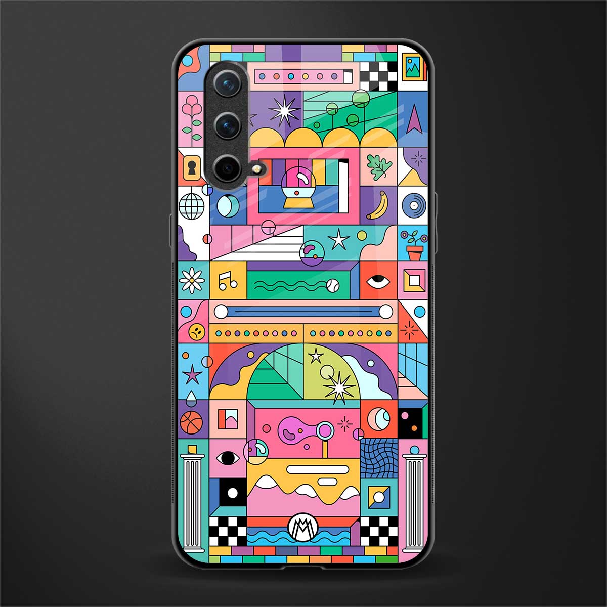 jamie's illustration glass case for oneplus nord ce 5g image