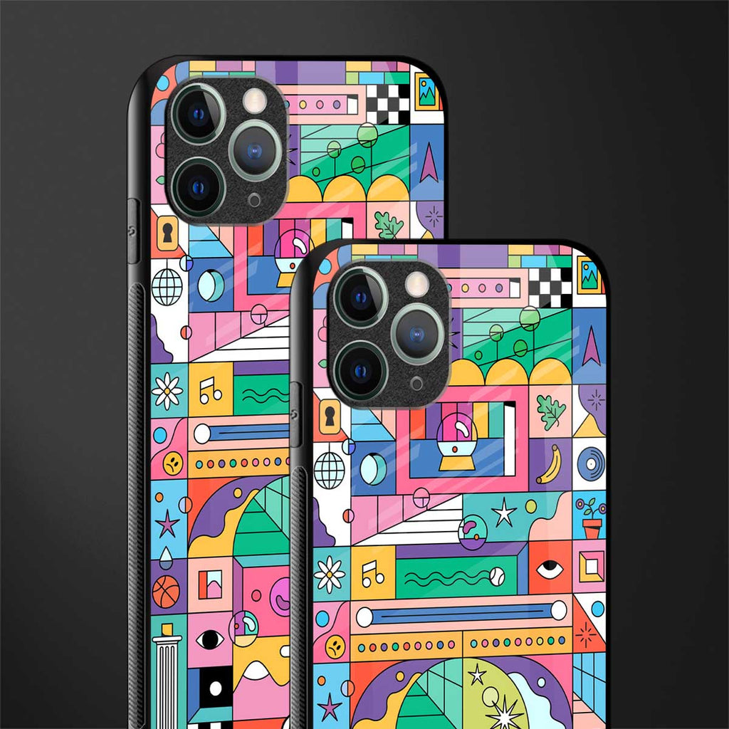 jamie's illustration glass case for iphone 11 pro max image-2