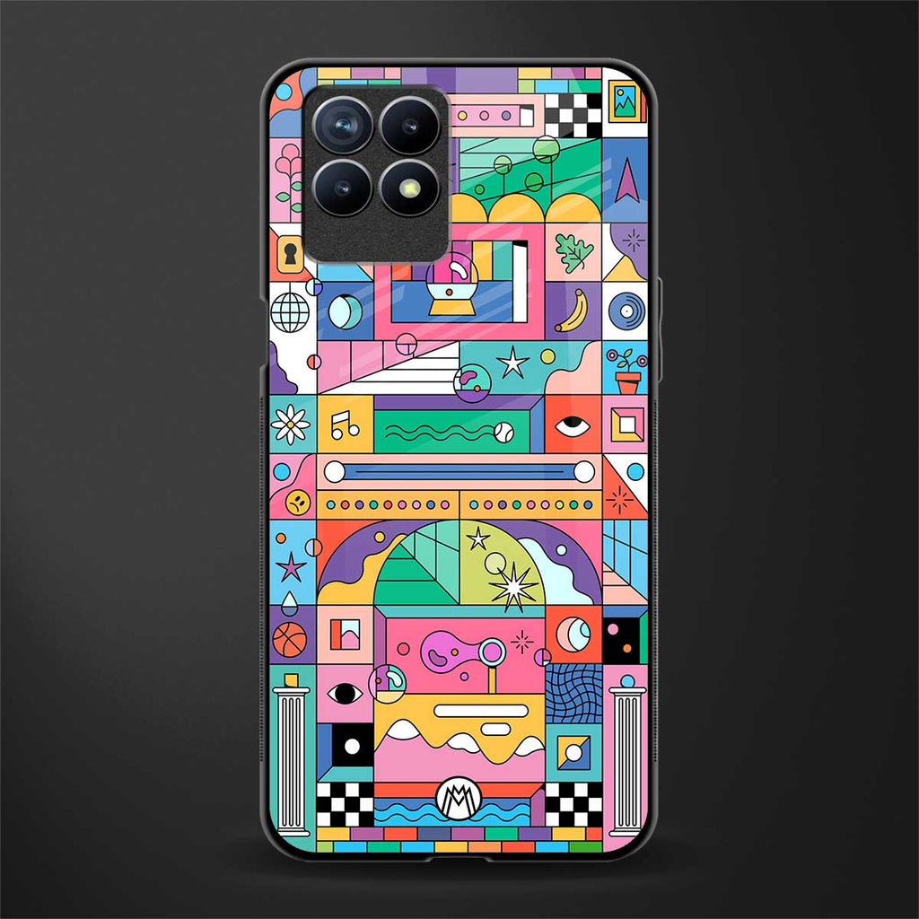 jamie's illustration glass case for realme narzo 50 image