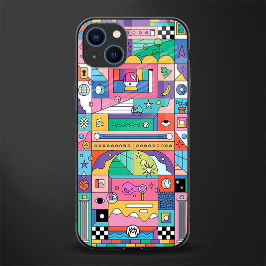 jamie's illustration glass case for iphone 13 image