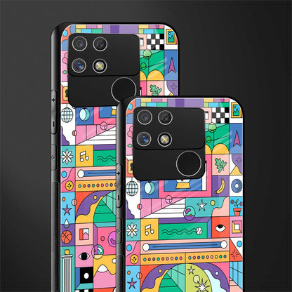 jamie's illustration back phone cover | glass case for realme narzo 50a