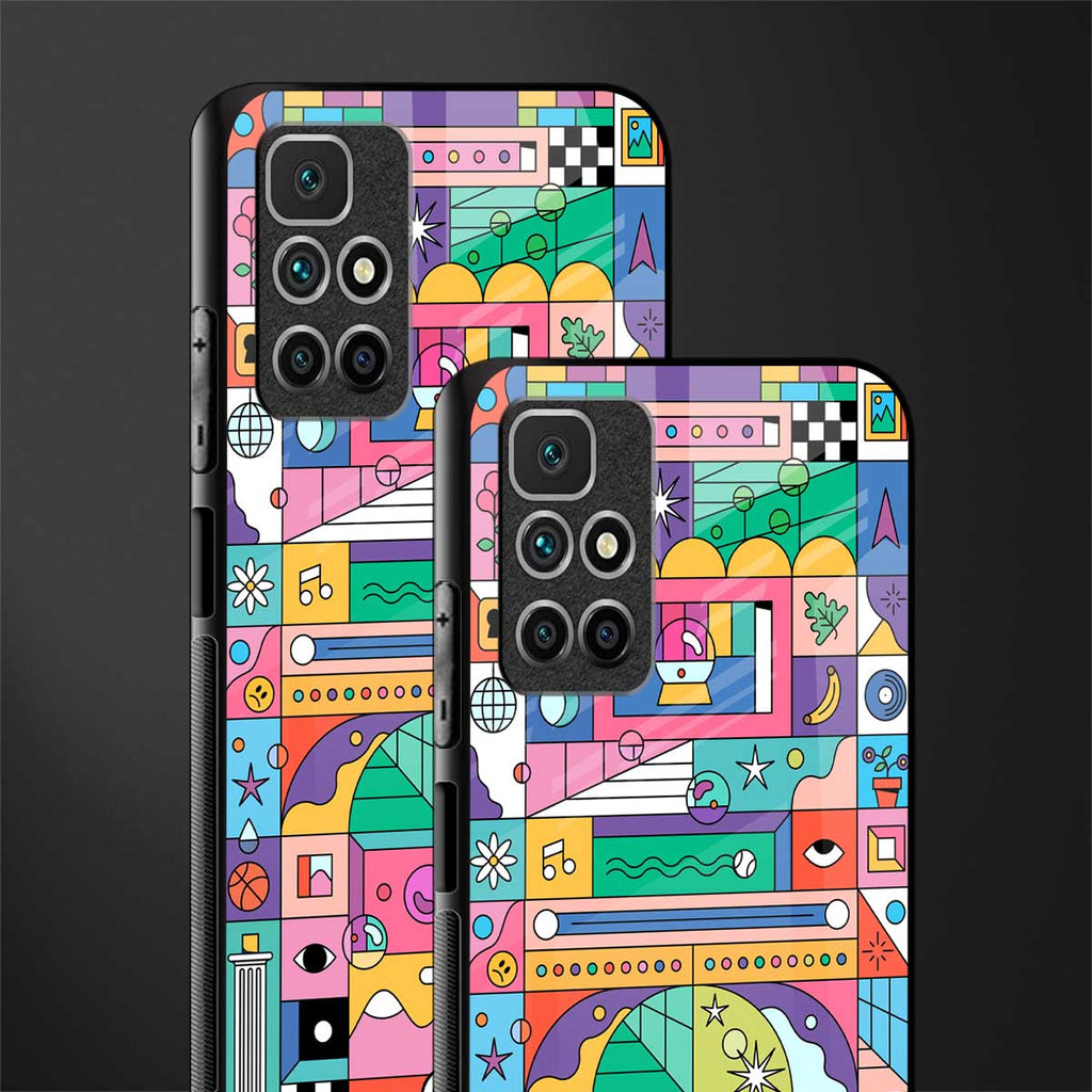jamie's illustration glass case for redmi 10 prime image-2