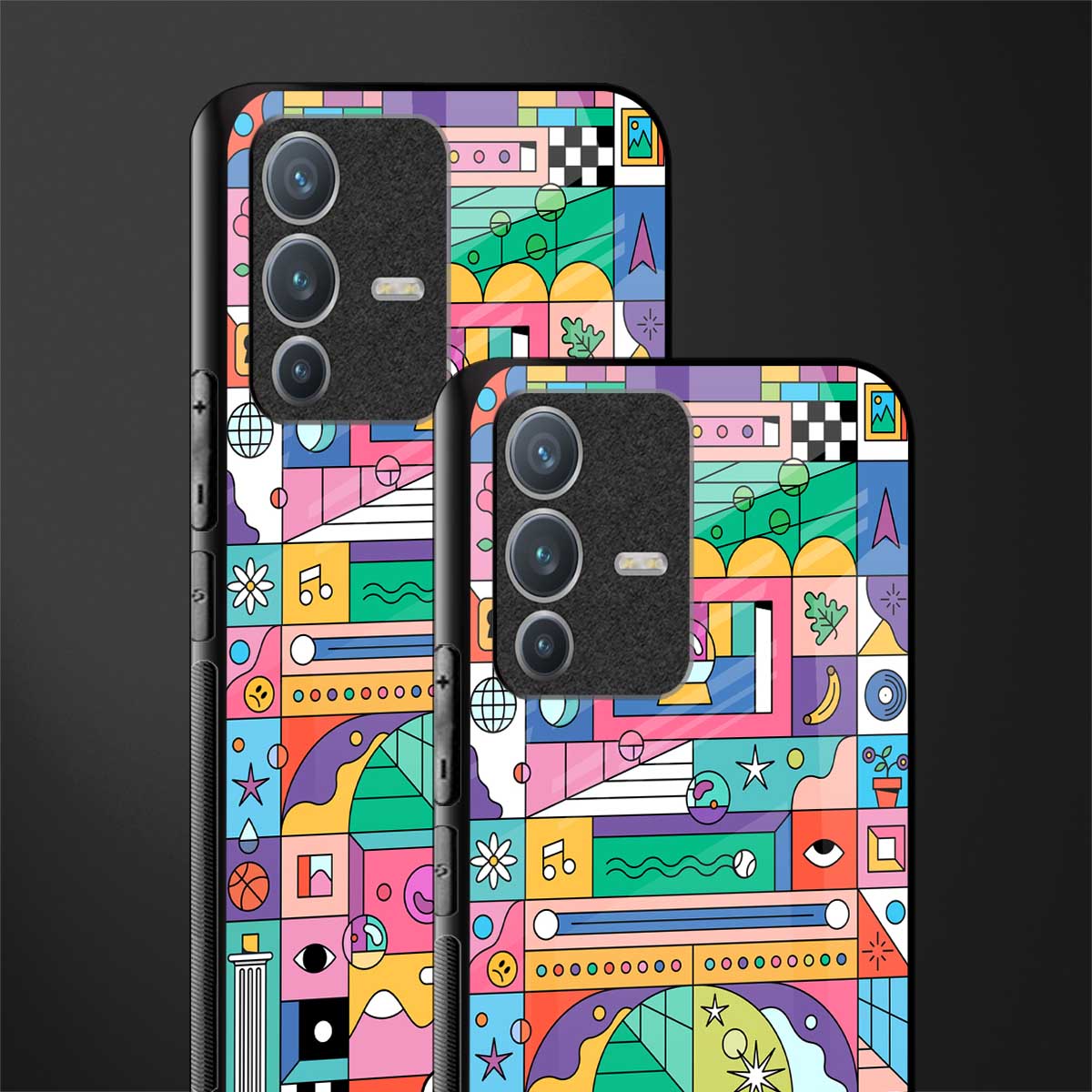 jamie's illustration glass case for vivo v23 pro 5g image-2